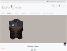 Tablet Screenshot of fashionleatherproducts.com